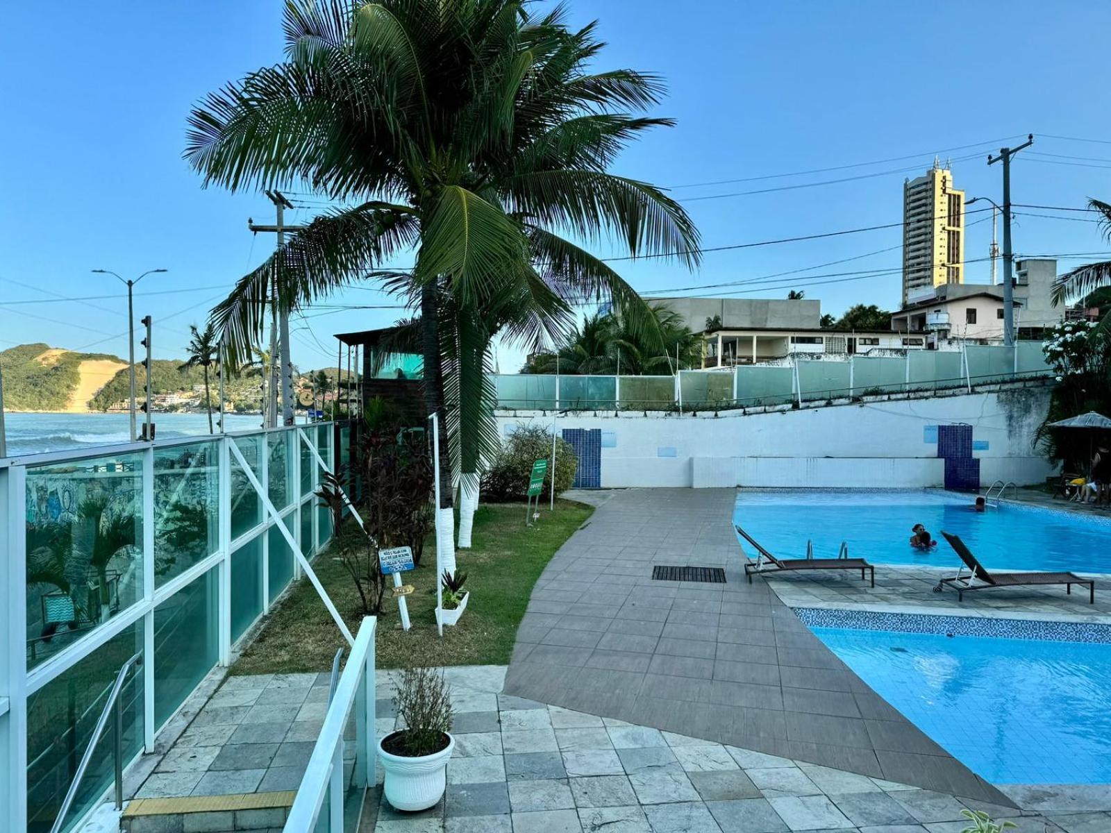 Edy Hospedagens Beira-Mar Flat 310 Com Vista Para O Morro Do Careca, Piscina E Localizacao Privilegiada Natal Exterior foto
